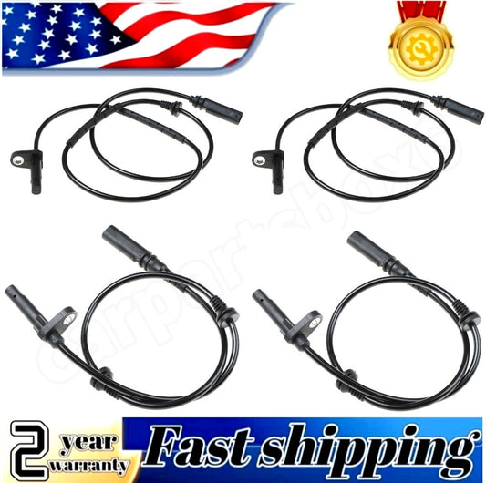 Four front and rear ABS wheel speed sensors suitable for BMW X5, X6, E70, E71, F15, F16 34526771776