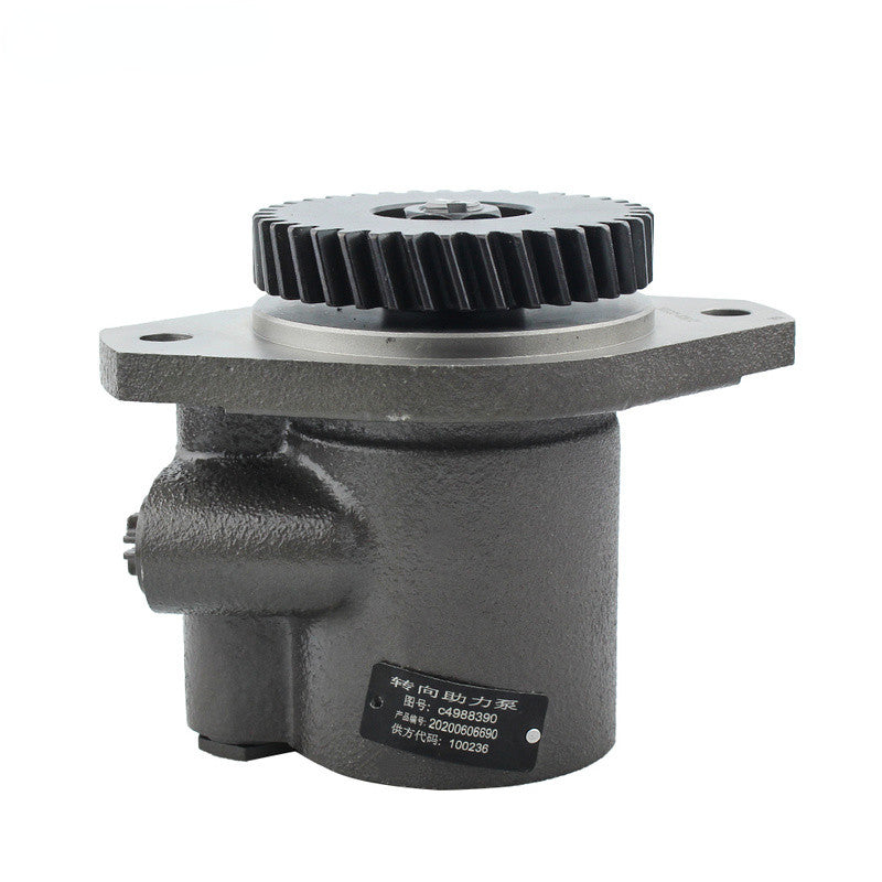New Power Steering Pump Compatible With For Diesel 4BT 6BT 5.9 4988390 Q