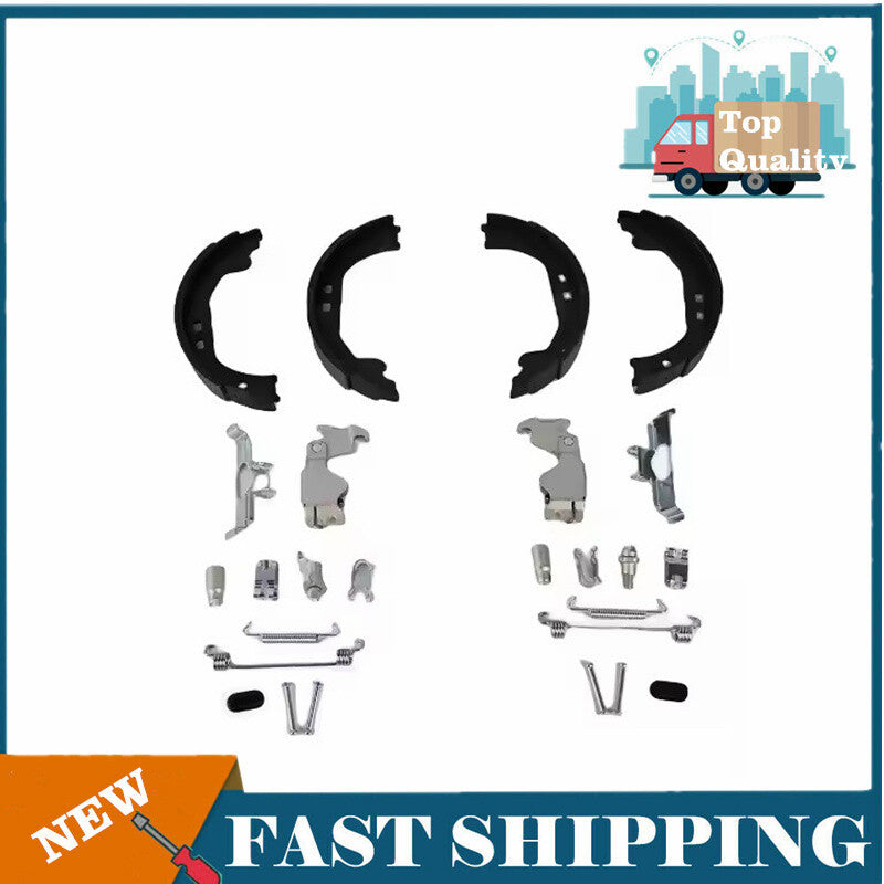 Parking brake shoes and accessory fastener kit for Maserati Ghibli Quattroporte - n
