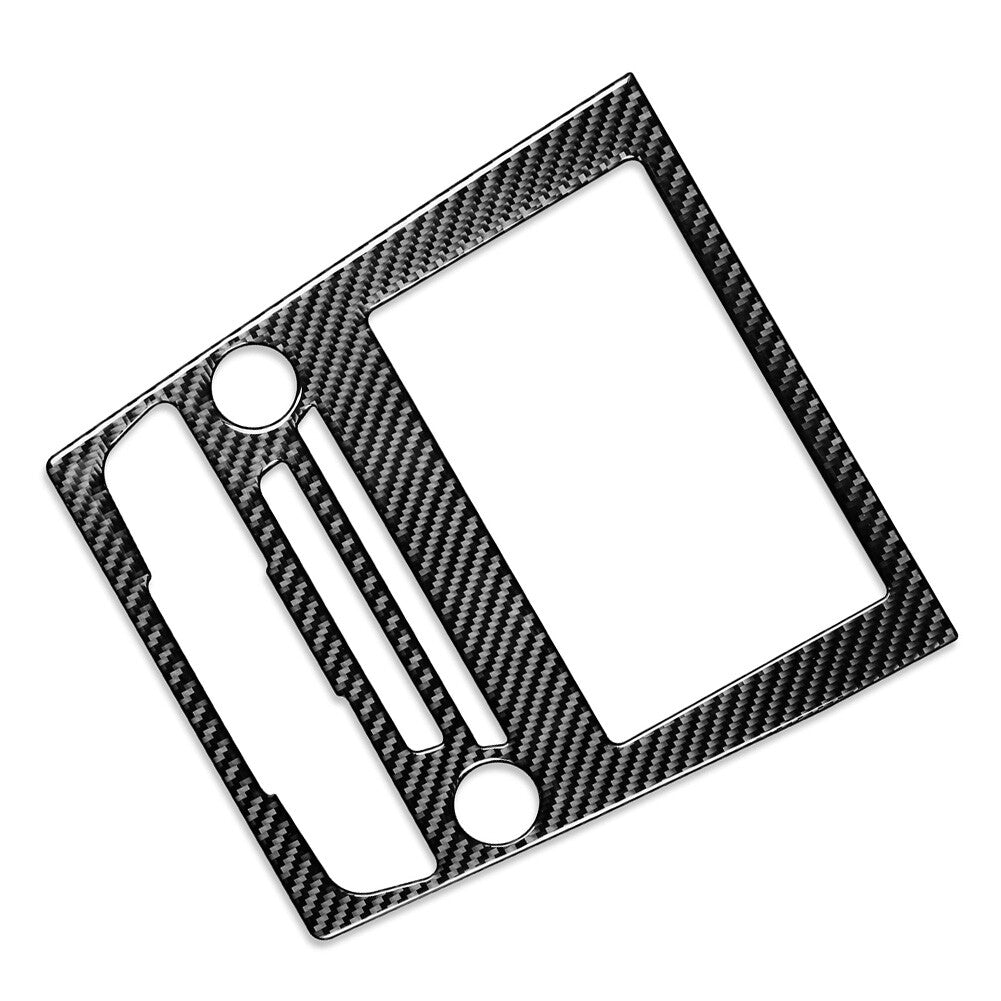 GPS Navigation Panel Cover Trim Carbon Fiber Black  for ford  Fusion Mondeo 13-19