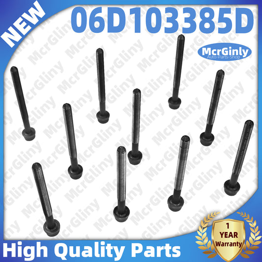 Engine cylinder head bolts 06D103385D WHT005305 are suitable for Audi A5, A6, A7, for A8 , and for Golf . n