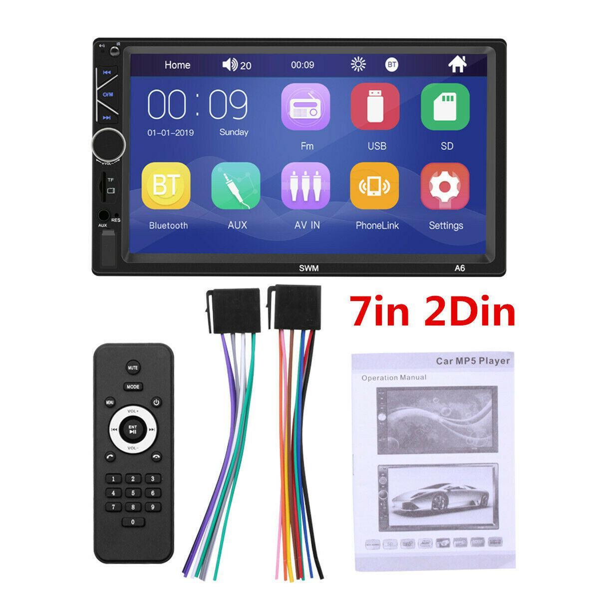 Bluetooth Touchscreen Stereo Radio MP5 Player Kit Suitable for Cars, Trucks, and SUVs (12V) n