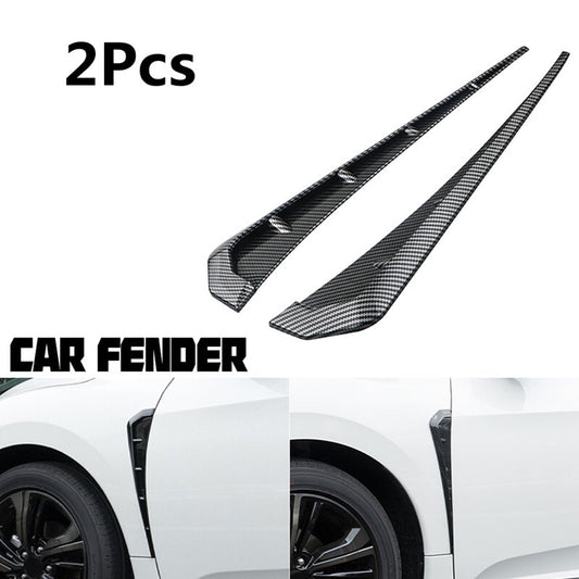 Carbon fiber Air Vent Sticker Decorative Shark Gills Simulation Outlet Side Vent