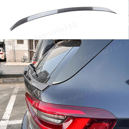 Carbon Fiber Pattern Rear Door Spoiler Middle Wing for BMW X5 SUV G05 2019-2023