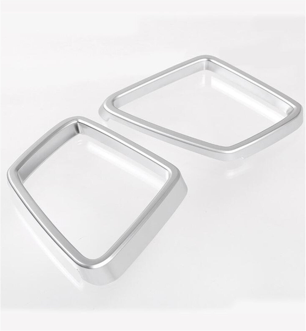 Rearview Mirror Rain Eyebrow Trim for Benz GL GLE GLS ML Class 2013-19ABS Silver