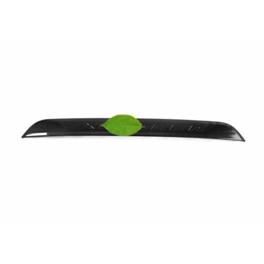 For Explorer 20-22 ABS Carbon Rear Door Trunk Lid Tailgate Strip Trim B n