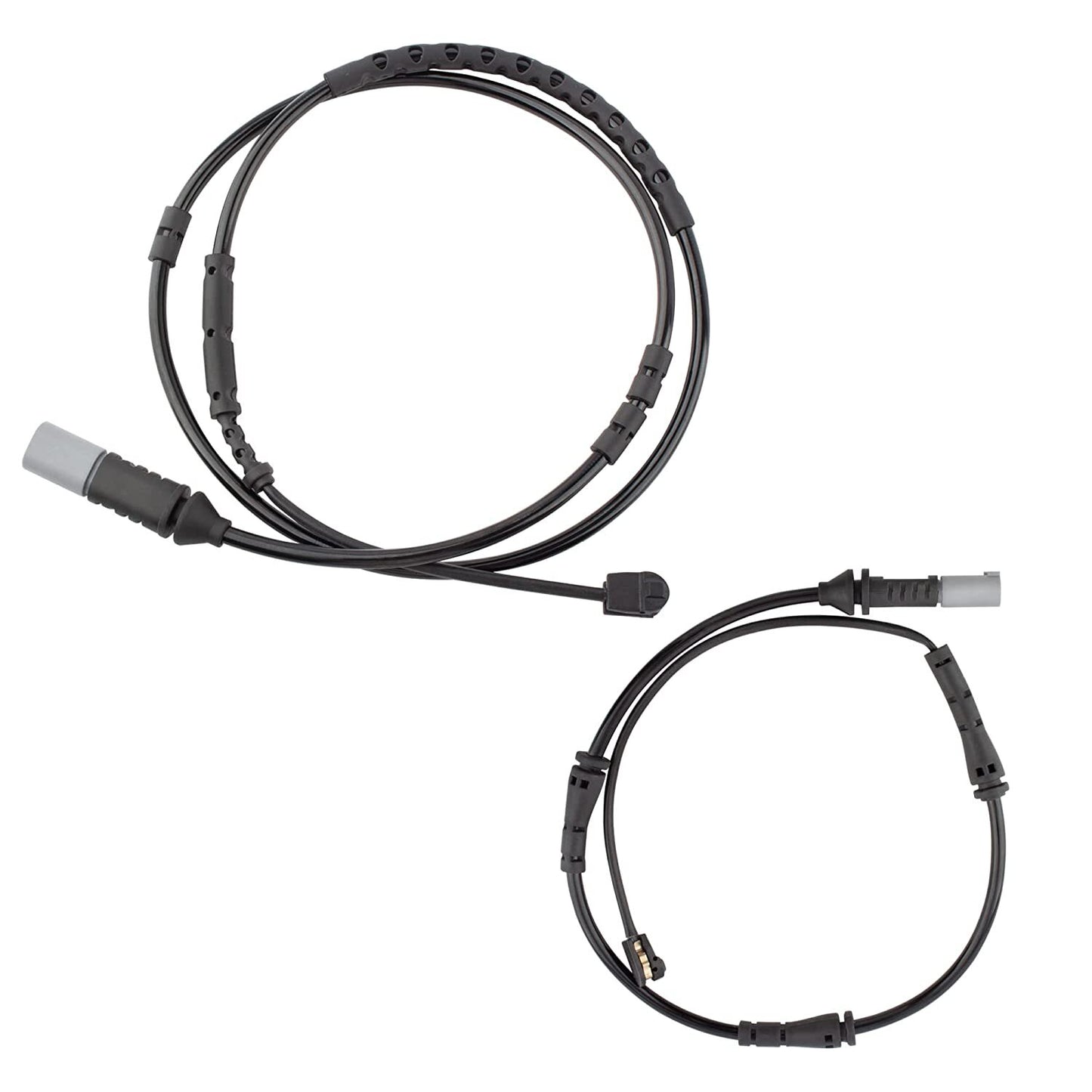 2PC for BMW 12-18 Brake Pad Wear Sensor Kit Front 34356792289 + Rear 34356792292 Q