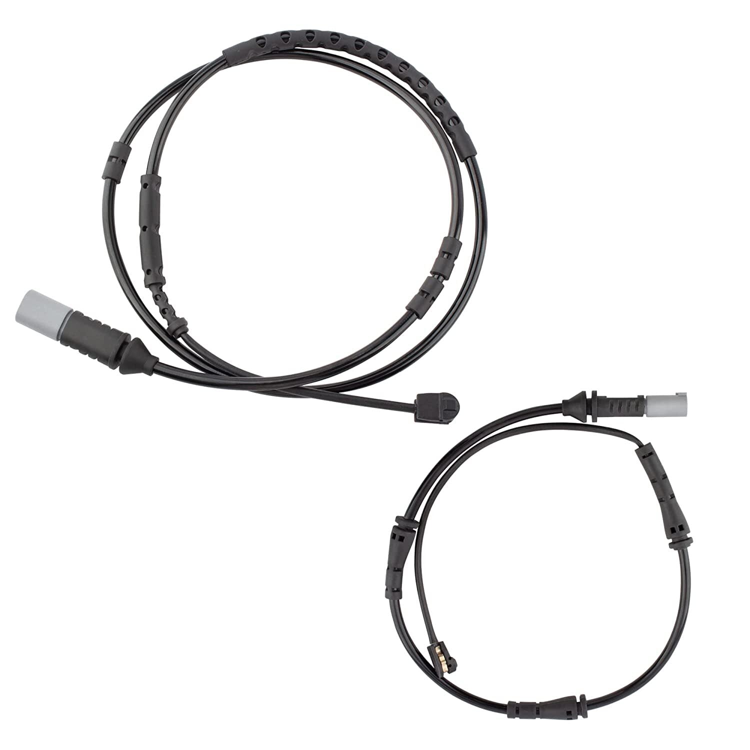 2PC for BMW 12-18 Brake Pad Wear Sensor Kit Front 34356792289 + Rear 34356792292 Q