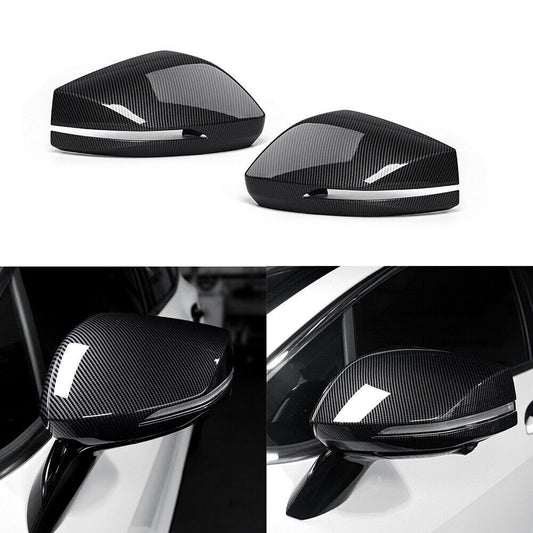 for Kia Sportage NQ5 2023-2024 Carbon Fiber Look Door Rearview Mirror Cover Trim