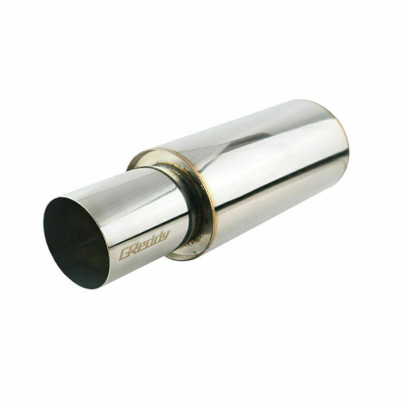 3 ID 5 OD Great Sound Straight Exhaust Muffler 6 Body Resonator Tips New
