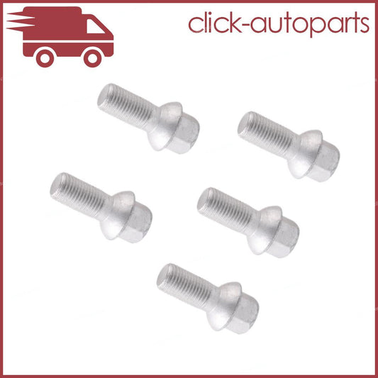5Pcs Wheel Lug Bolts Nuts 000-990-49-07 for Mercedes for Benz SL550 CLS550 C250 C350 Q