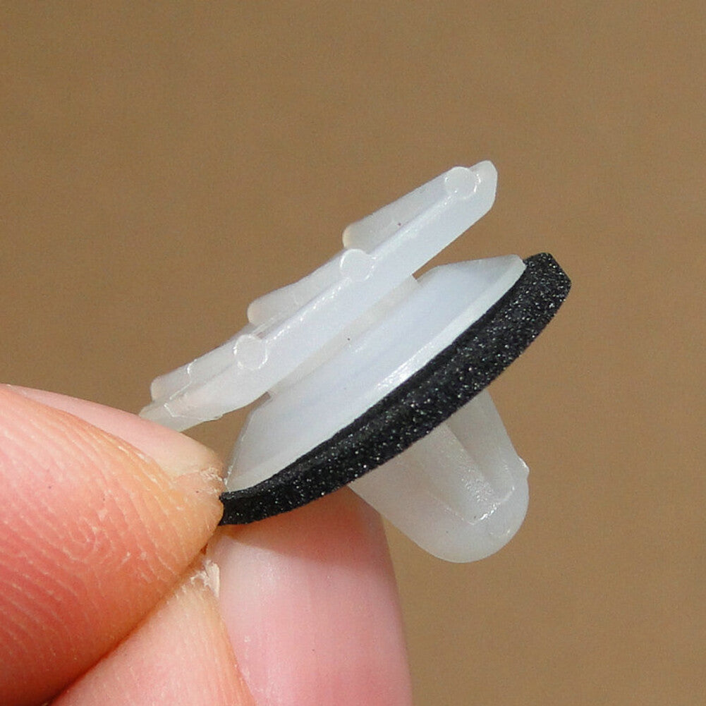 10 Car Triangular Door Wing Mirror Garnish Retainer Clips for Honda