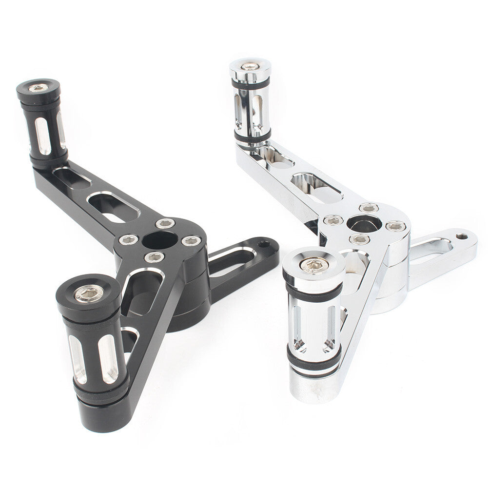 Motor Heel Toe Shifter Lever Fit for Harley Sportster 2004-2018 Models Black/Silver