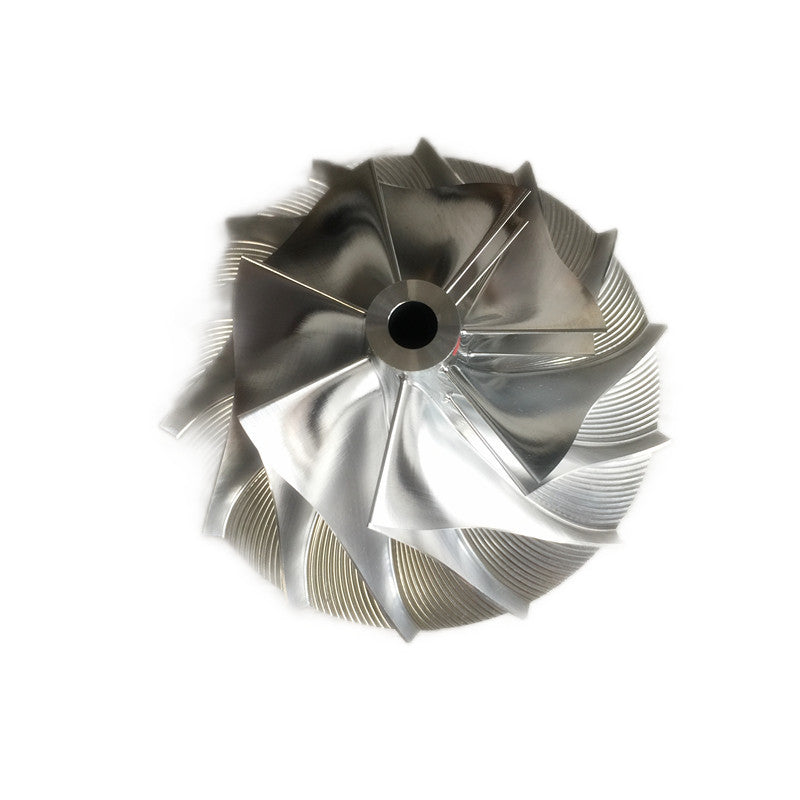 HX40 55.97/85.98 mm 3599018 7+7 Blade Performance Turbine Billet Compressor Wheel