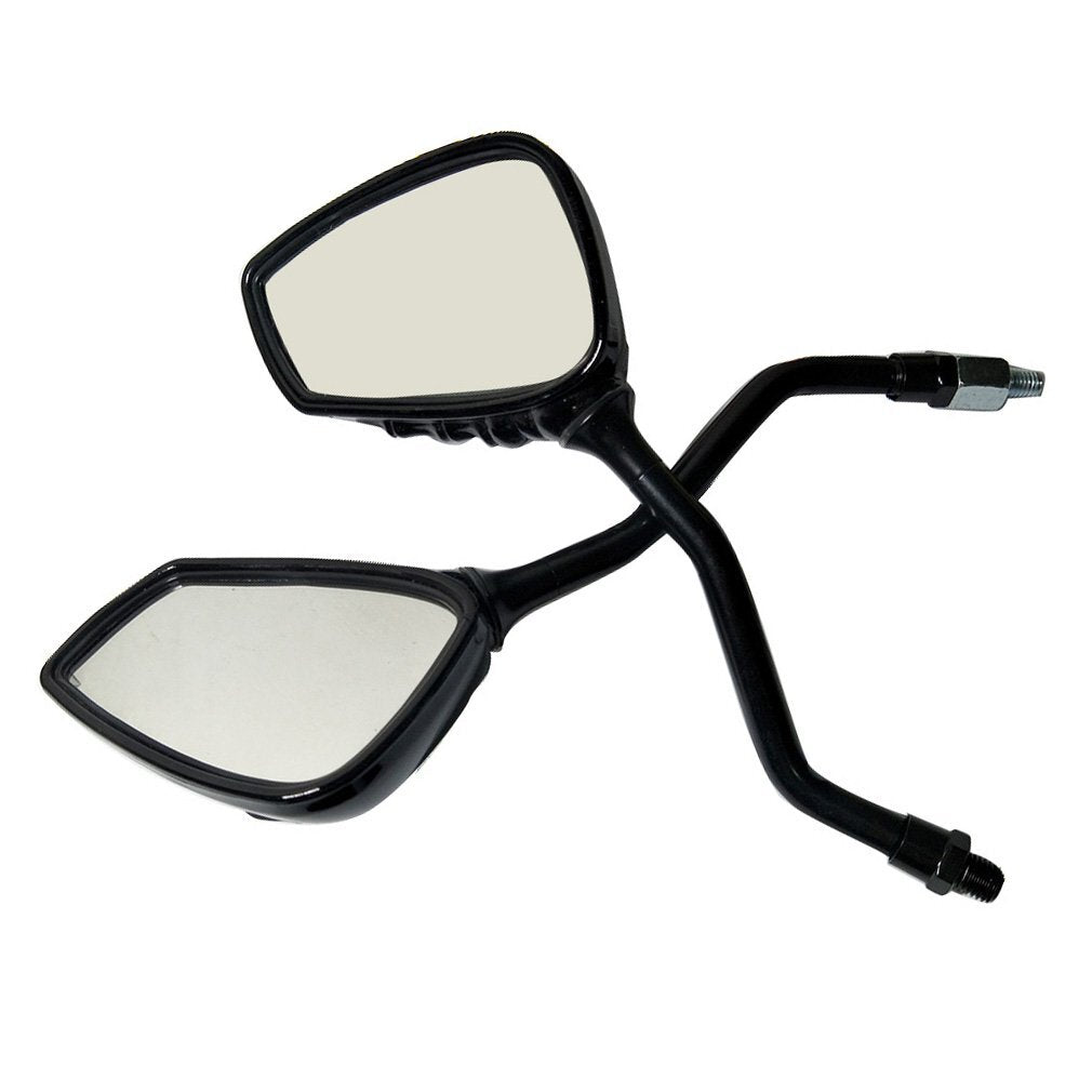 Motorcycle Bike Rearview Mirrors Skull Hand Claw for Kawasaki KZ1000A KZ1000C Q