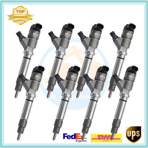 8PCS Fuel Injectors 0445120027 for GM for Chevrolet 2004~2005 Duramax LLY 6.6L