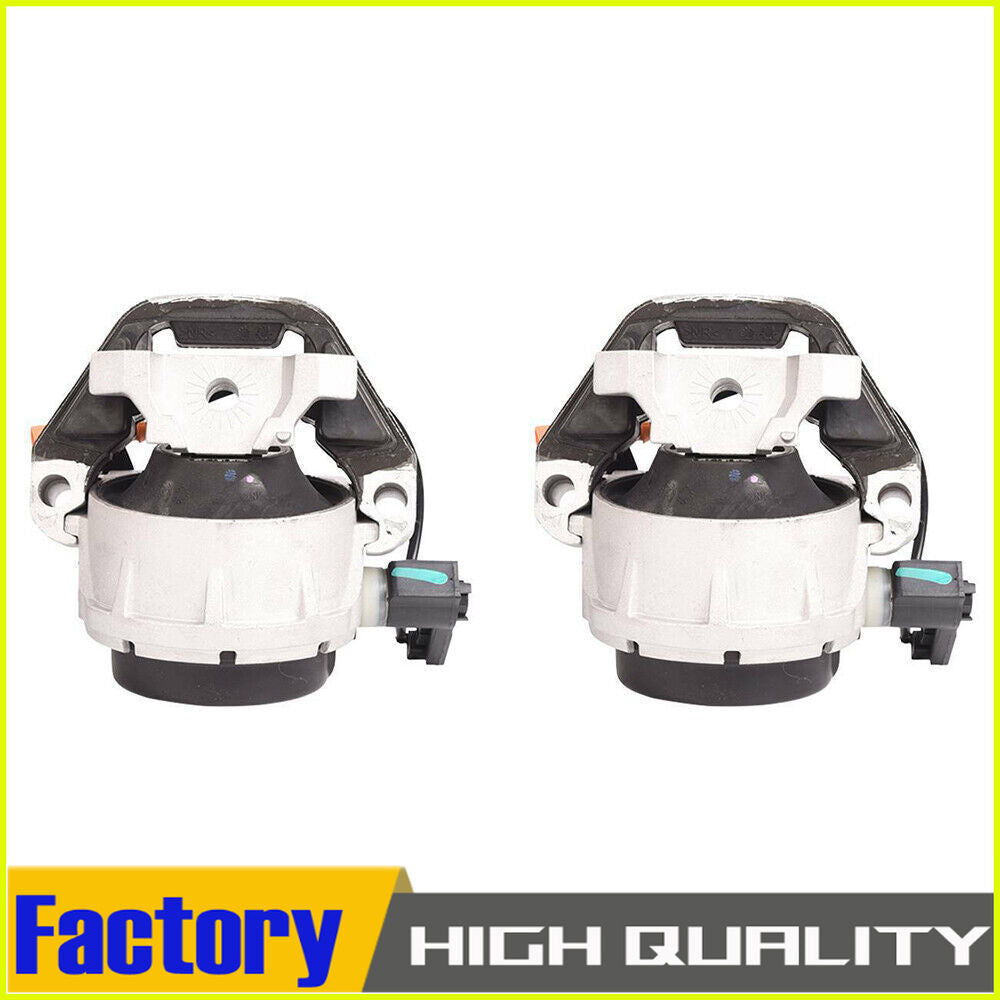 Left and right engine motor brackets with wiring suitable for 2012-18 for Audi A6 Quattro 2.0L. n