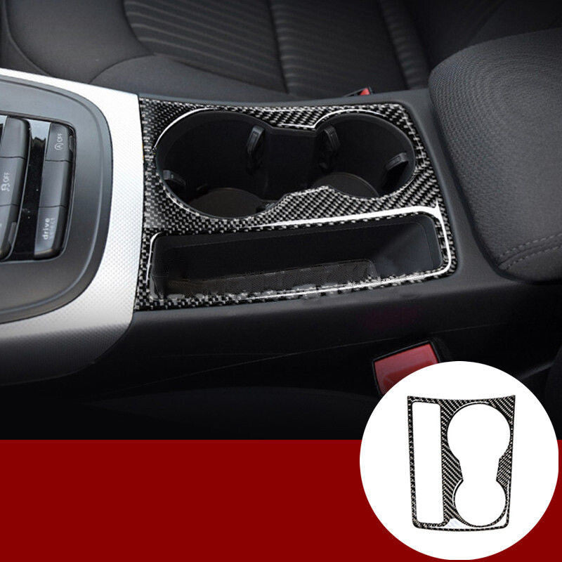 for Audi for A5 S5 Carbon Fiber Watermug Holder Trim Cover 2008-2016 Q