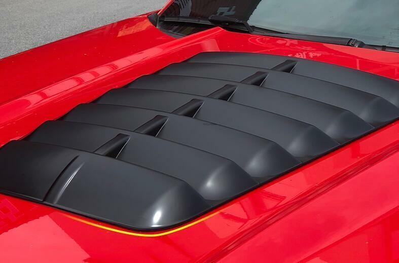 for Ford for Mustang 15-22 GT500 Gloss Black Engine Inlet Air Intake Hood Vent Cover
