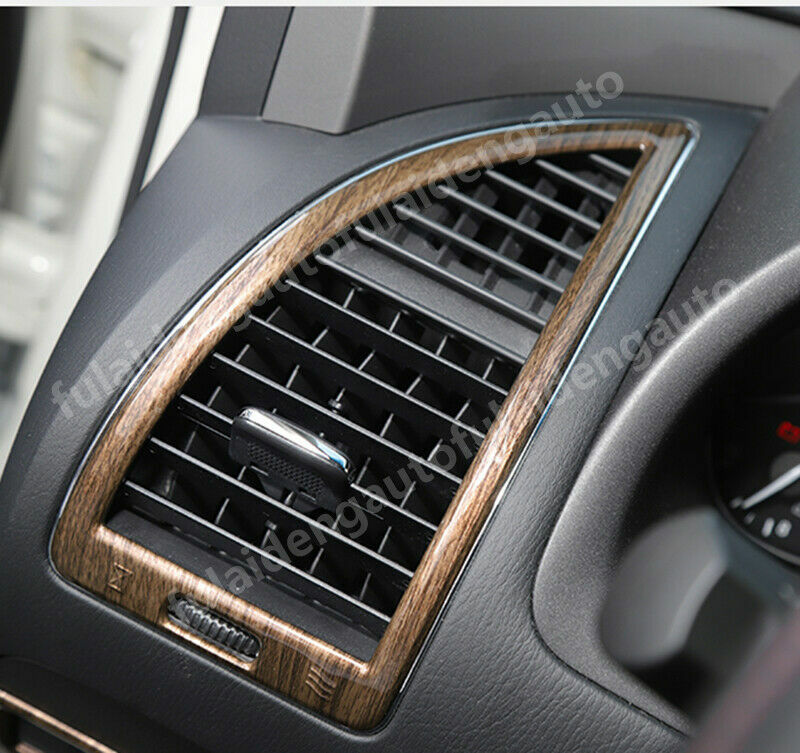 for Nissan Patrol Y62 2017-2019 Inner Wood Grain Side Air Vent Outlet Cover Trim