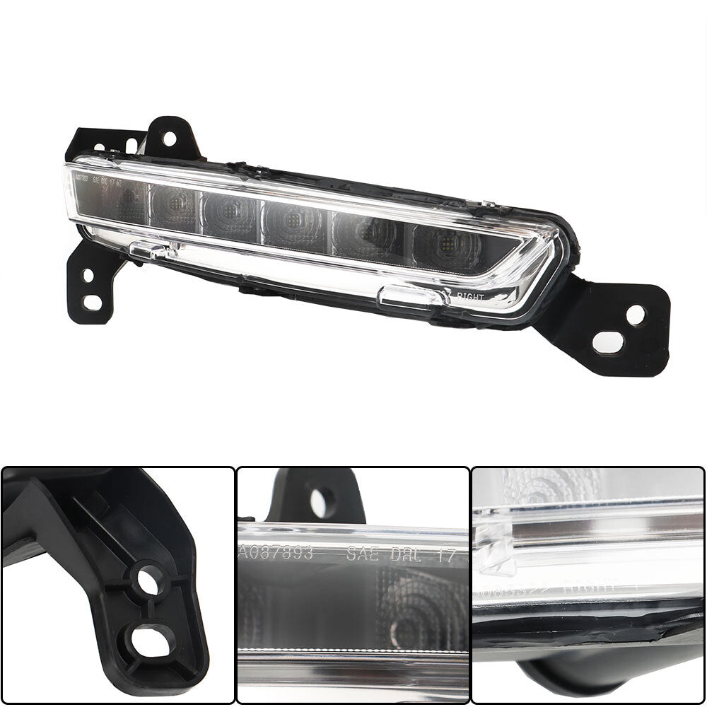 Suitable for 2017-2020 for Lincoln MKZ front LED daytime parking lights and fog lights, clear right-hand side. n