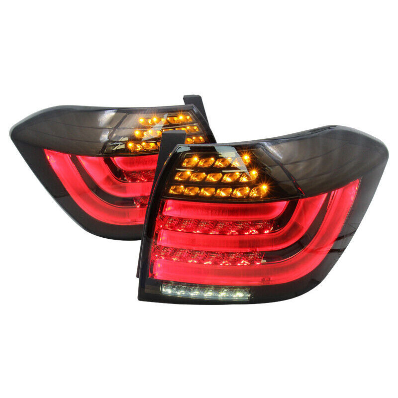 2Pcs Smoked LED Tail Light Rear Lamp Brake for Toyota Highlander 2011-2013