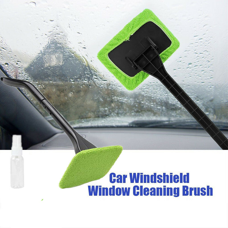Car Window Dust Fog Moisture Cleaner Wash Brush Windshield Towel Washable Tool