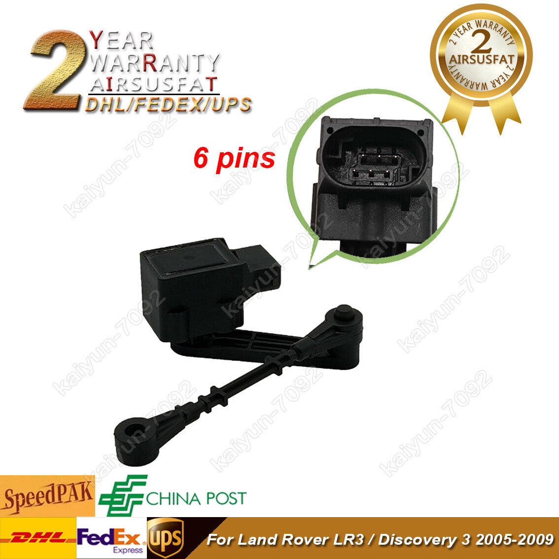 Front Left Air Suspension Height Level Sensor for Land Rover LR3 05-09 LR020155
