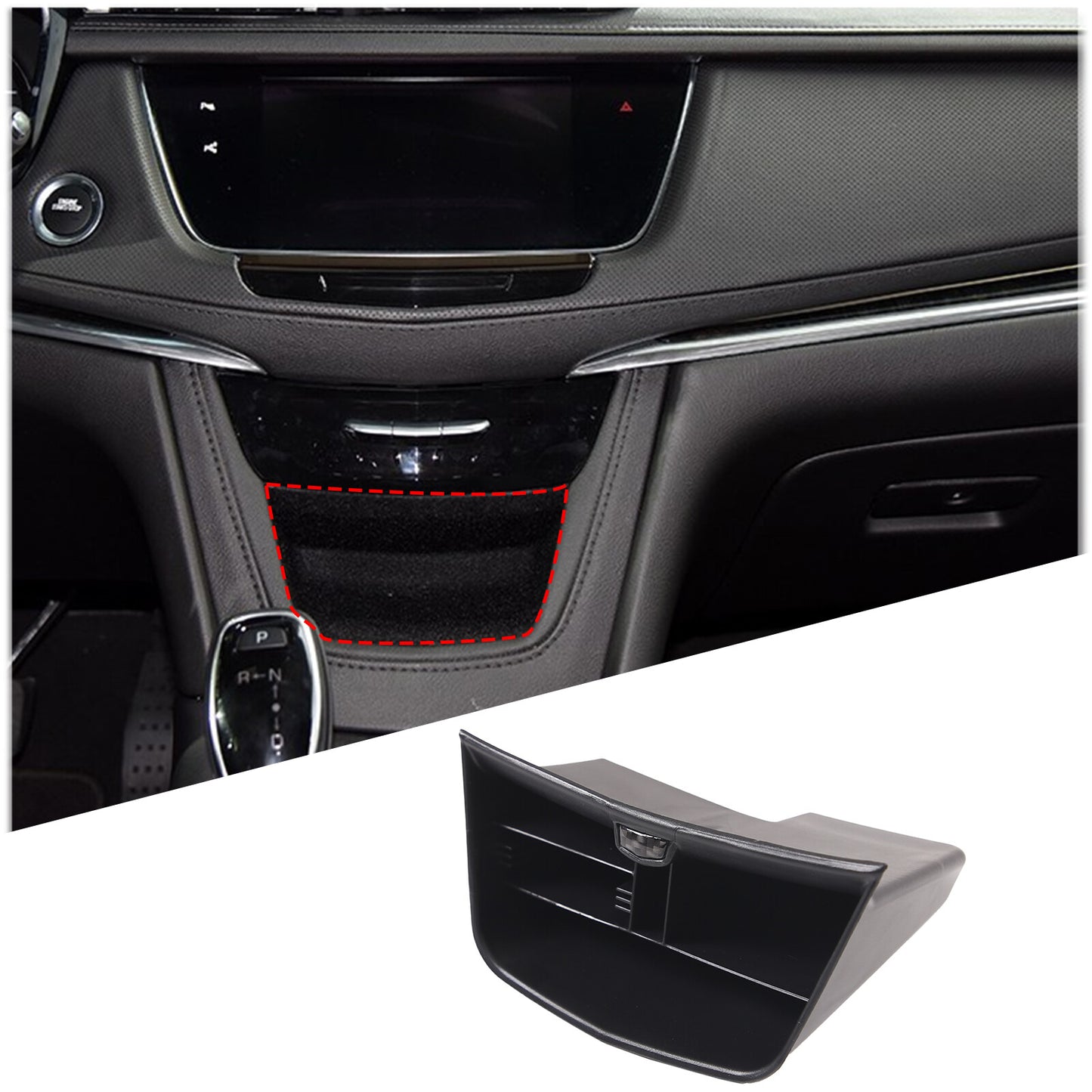 for License Plate Frame Cover Hood Cap Trunk Black Carbon Fiber - v