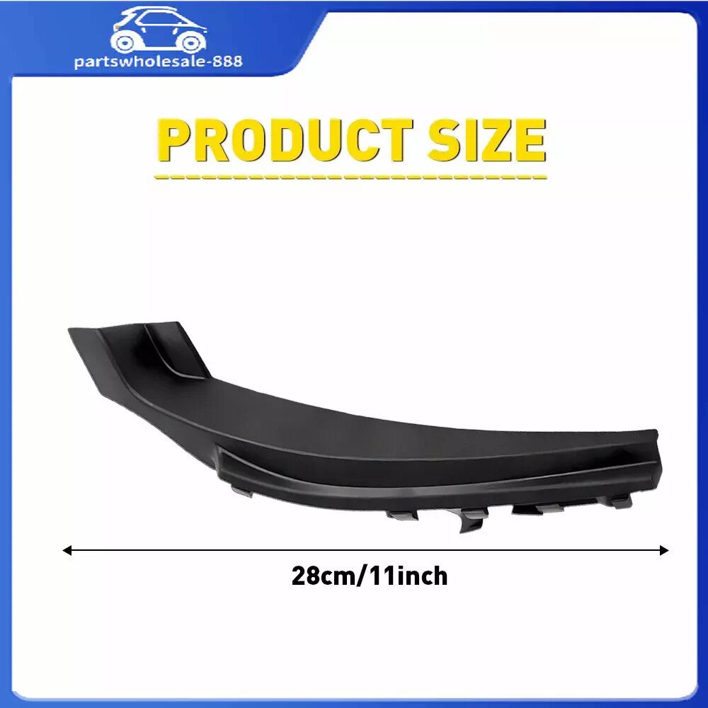 Car Front Black Wiper Side Cowl Extension Cover for Nissan Sentra 2013-2019 Pair