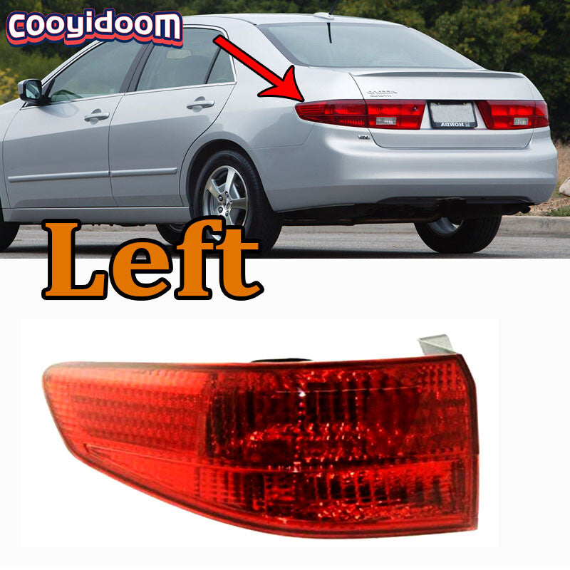 For 2003 2004 2005 Accord Sedan Left Tail Lamp / Light Outer Quarter Mounted