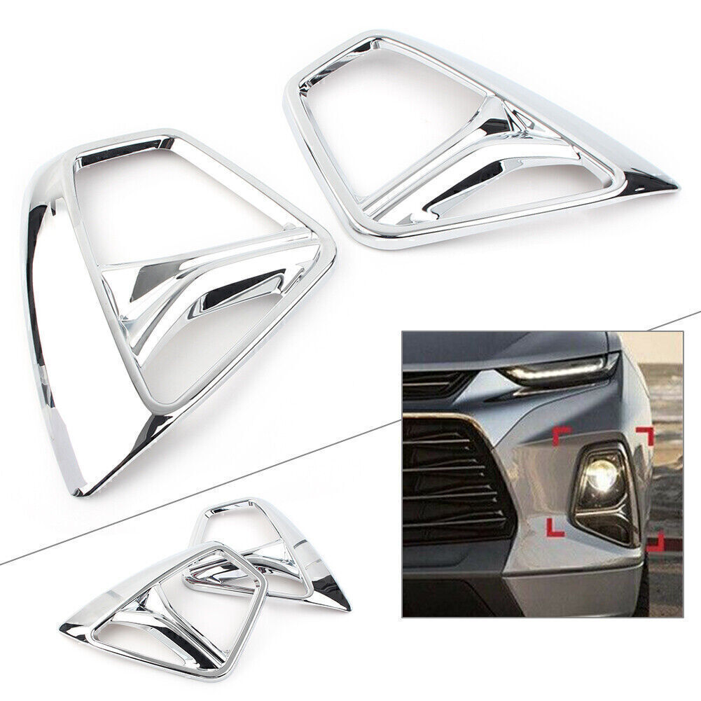 Front Fog Light Frame Cover Fit for Chevrolet Blazer 2019-2020 Car Accessories