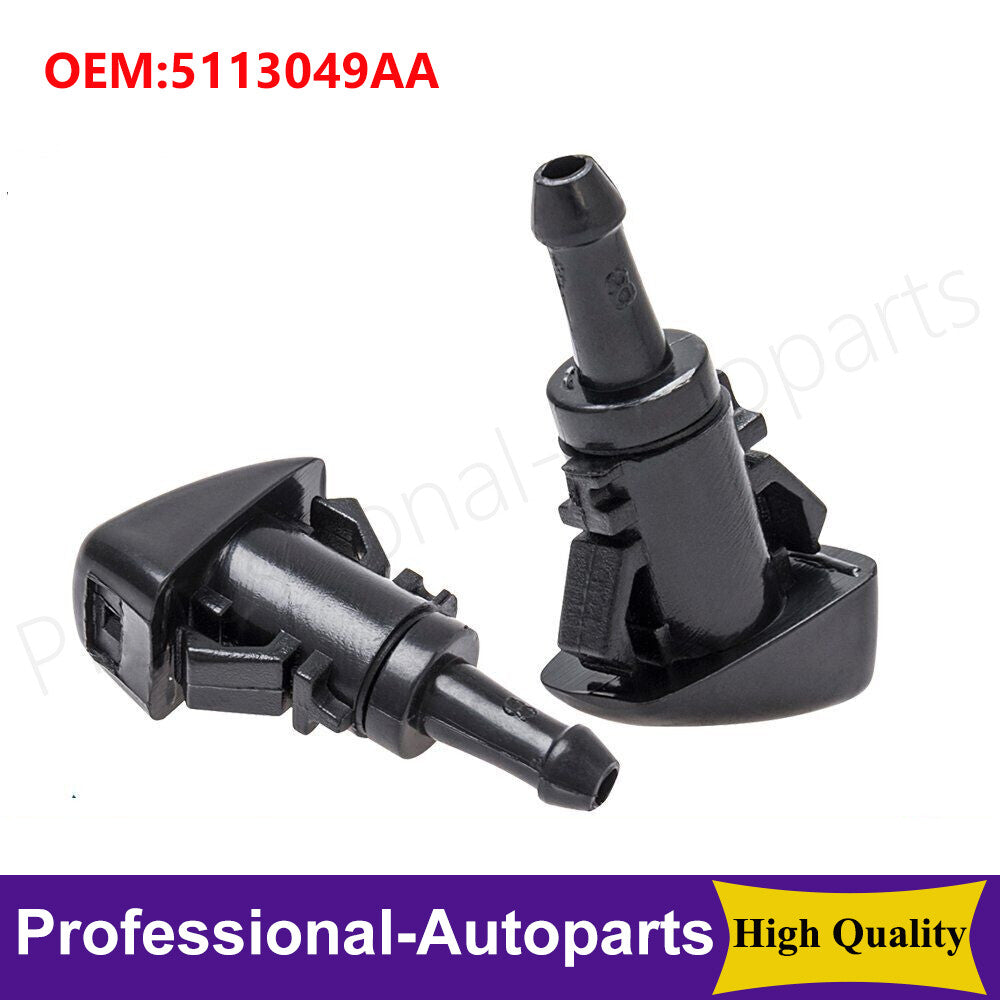 1SetL+R Windshield Wiper Fluid Washer Spray Nozzle For 2013-2017 for Jeep for Wrangler Q