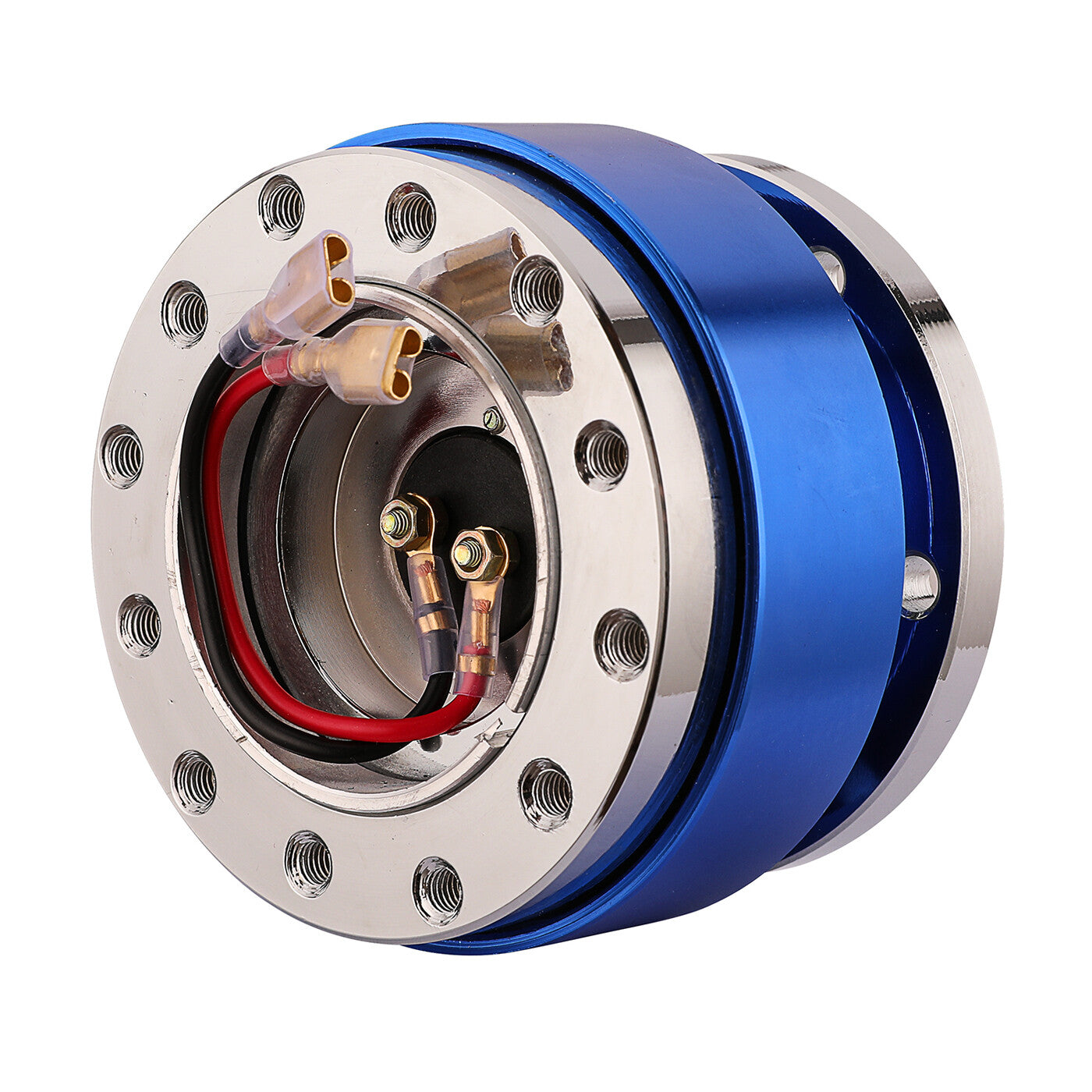 Universal Blue Steering Wheel Quick Release Hub Race Adapter Snap Off Boss Kit