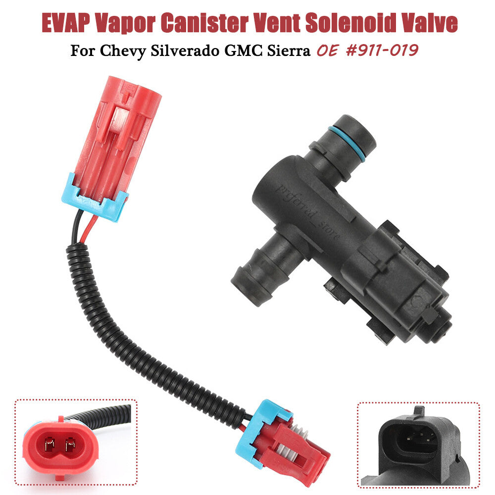 American-made steam tank ventilation solenoid valve suitable for Silverado 1500 2500 HD 911-019- v