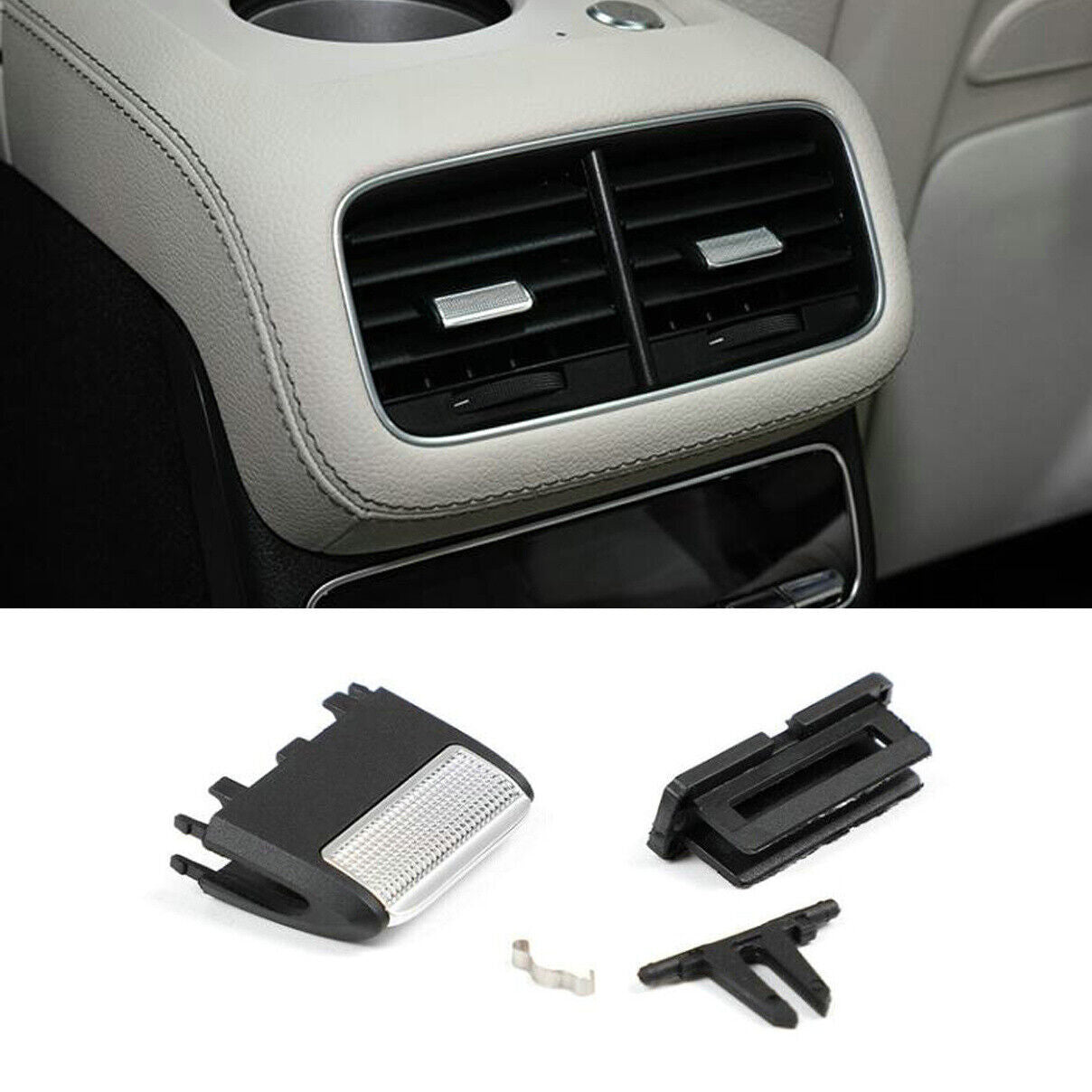 Rear A/C Air Vent Outlet Tab Clip Repair Kit for Benz GLE/GLS/W167 2020-2021 Q