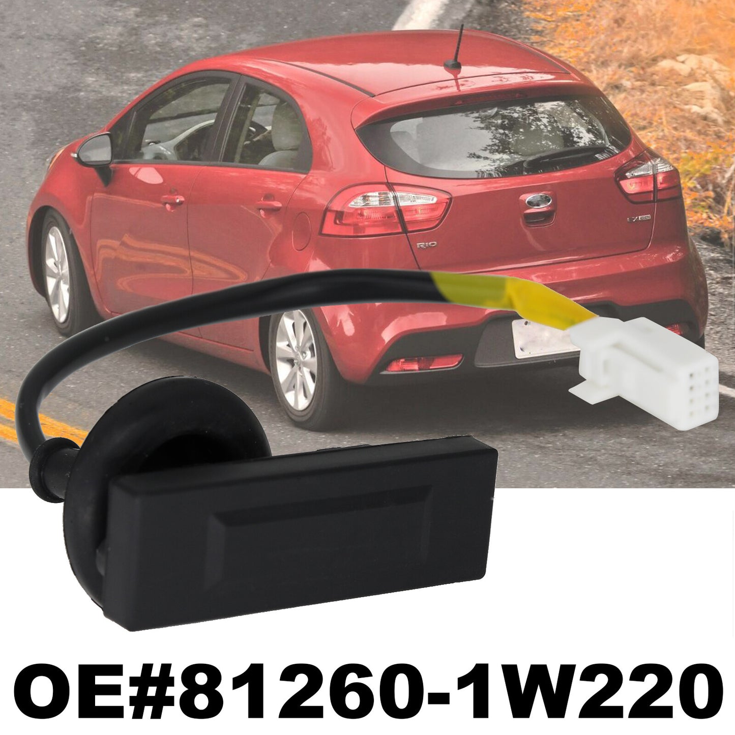 for Kia Rio Pride 2012-2017 Car Rear Tunk Lid Lock Handle Switch OE# 81260-1W220 Q