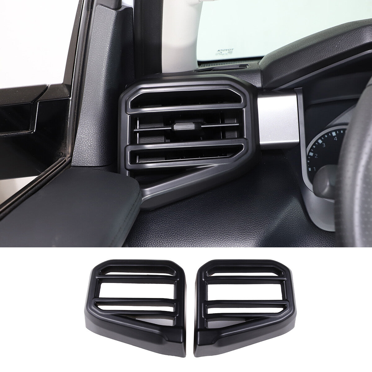 ABS Matte Black Exterior Mirror Cover Trim for Titan 2016 - 2023- v