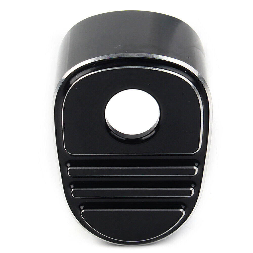 Black Tri-Line Ignition Switch Cover #6985 Fit for Harley Touring Bagger FLH 14-2022 Q