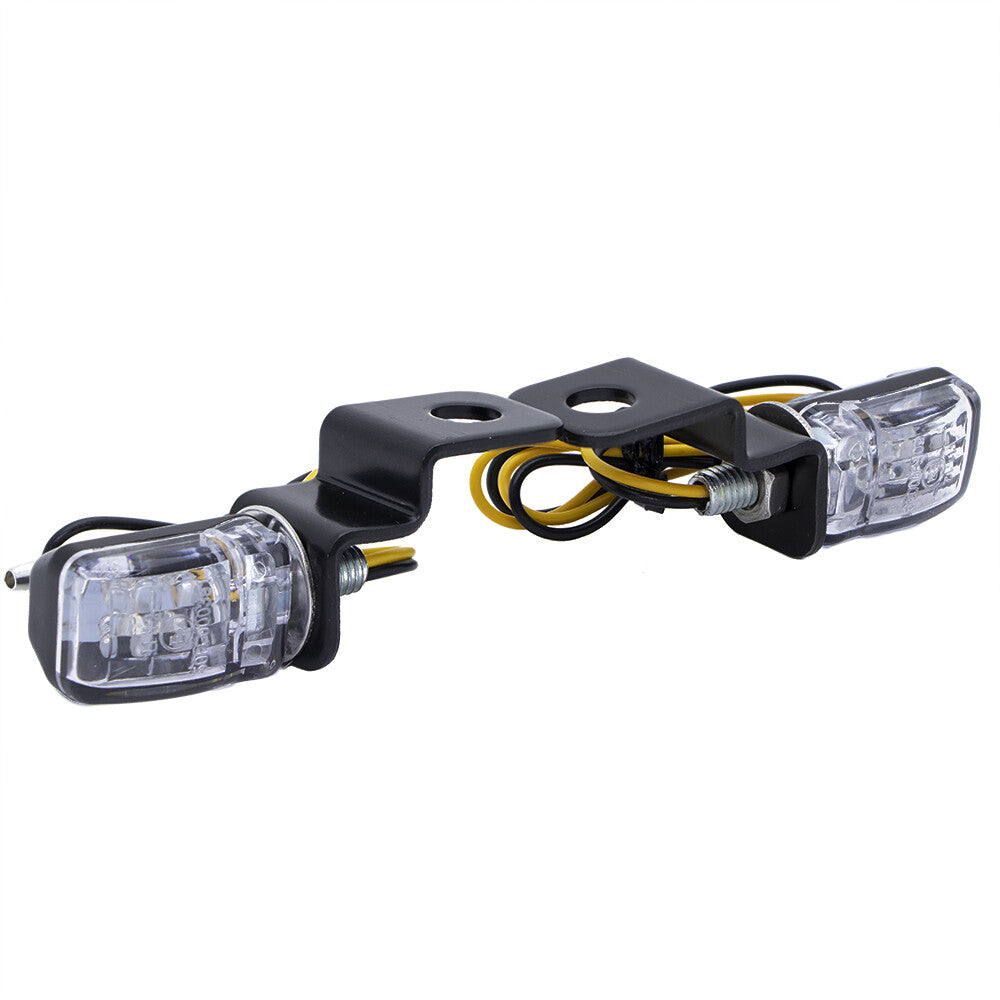 Universal Motorcycle 12V for Mini LED Turn Signal Indicator Brake Clutch Lever Light Q