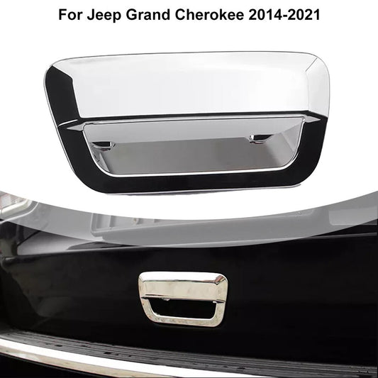 Rear Tail Door Handle Bowl Cover Trim Chrome For Grand For Cherokee 2014-2021