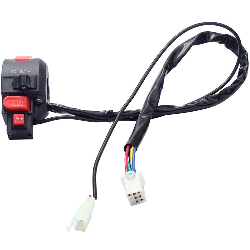 7/87 Wire Motorcycle Handlebar Control Switch Turn Signal Start Switch 50-250cc v