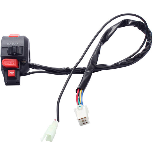 7/87 Wire Motorcycle Handlebar Control Switch Turn Signal Start Switch 50-250cc v