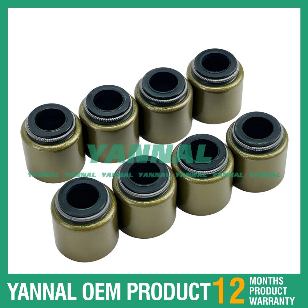 8X Valve Oil Seal for YUNNEI YN38GBZ Diesel Engine Laptop Parts