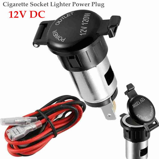 12V Car Cigarette Socket Lighter Power Plug Outlet 40 Line for Motorcycle Part v