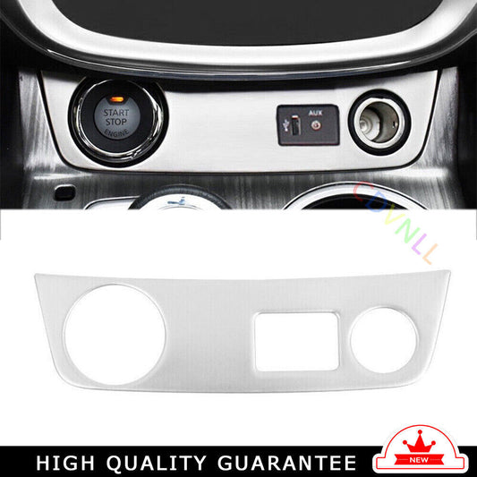 Inner Console Cigarette Lighter Storage Fit for Nissan Murano 15-21 Silver Steel