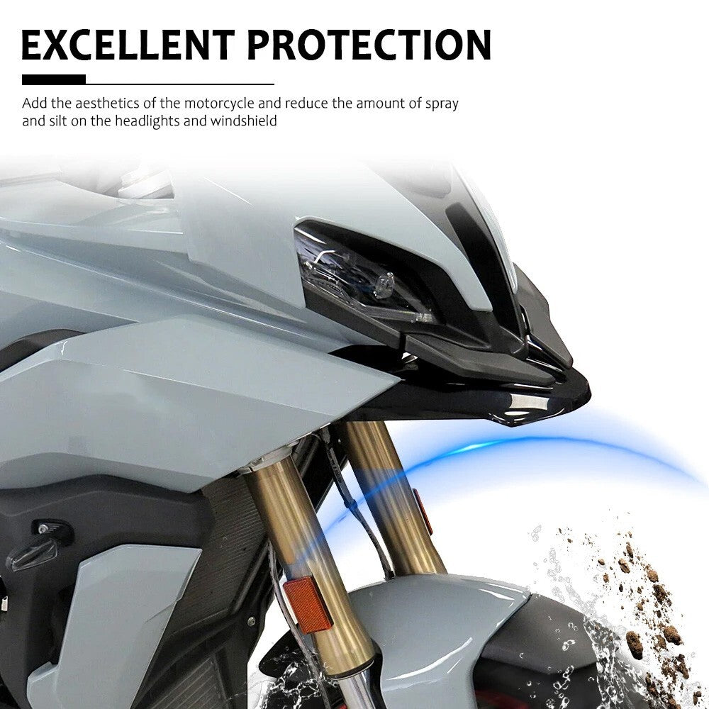 New Front Fender Beak Fairing Extension Wheel Cover for BMW S1000XR 2020-2023