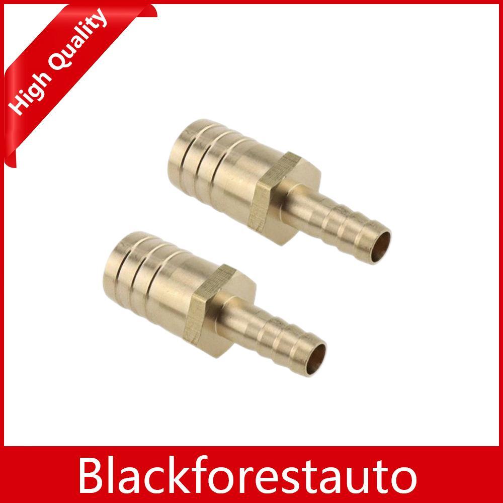 (10mm×20mm) 3/8 to 3/4 Union Hose Barb Brass Fitting Splicer Gas Reducer (2Pc) Q