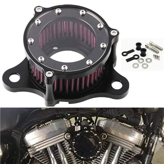 Air purifier intake filter kit for Harley-Davidson Sportster XL883 XL1200 48 72- n