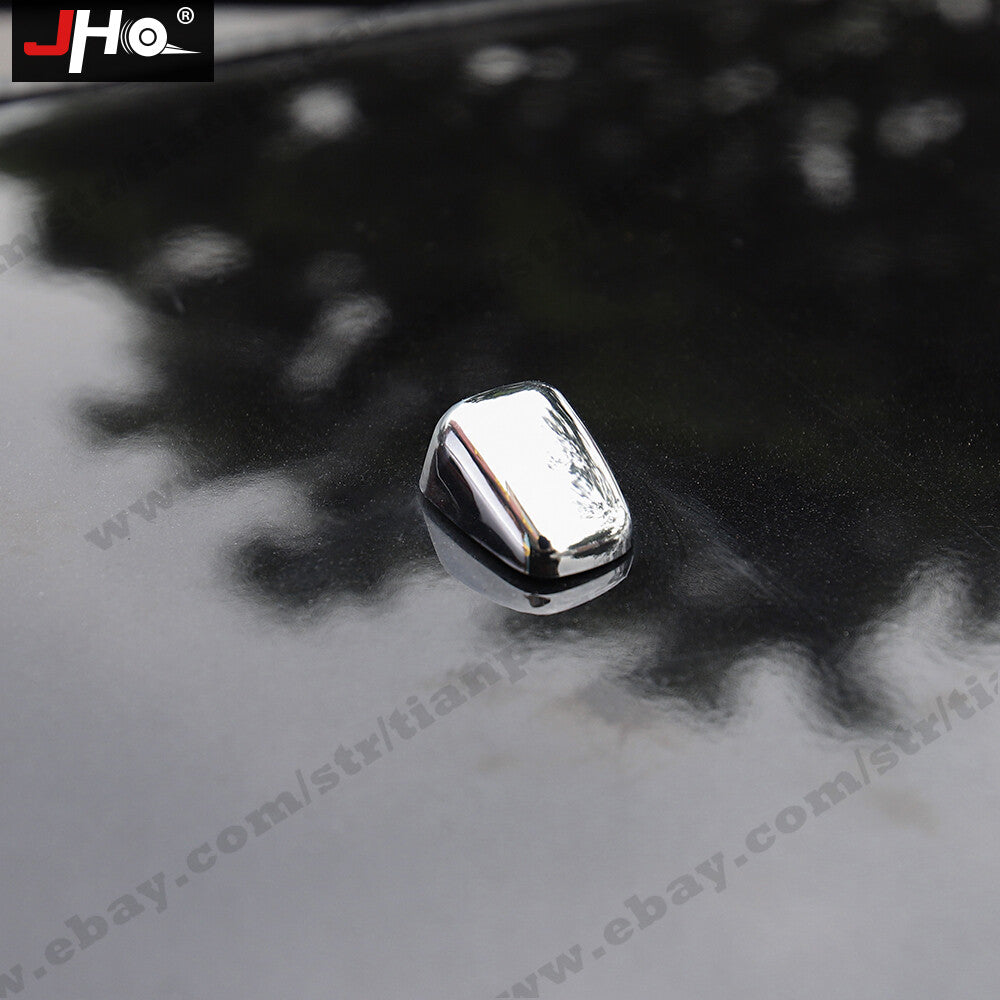 2Pcs Car Chrome Trim Hood Washer Wiper Nozzle Cover for Jeep Grand Cherokee
